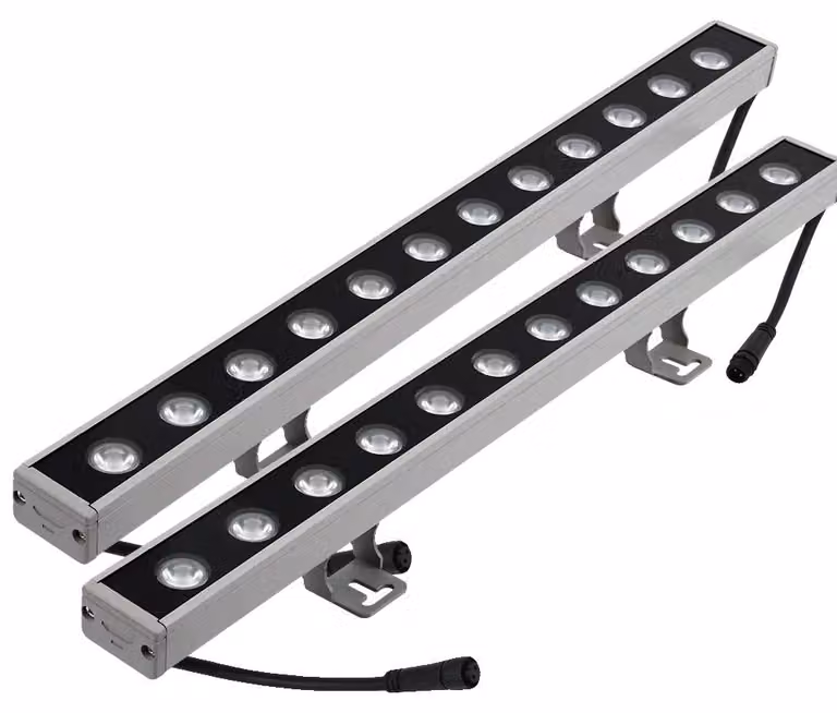 Faretti a LED da parete, ad alta efficienza energetica, resistenti agli agenti atmosferici, lunghezza 50 cm, confezione da 2 pezzi