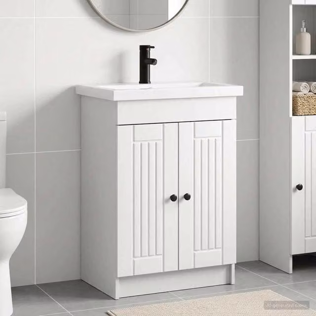 Set di mobili per il bagno Bianco 56 x 37,5 x 81 cm 3404184