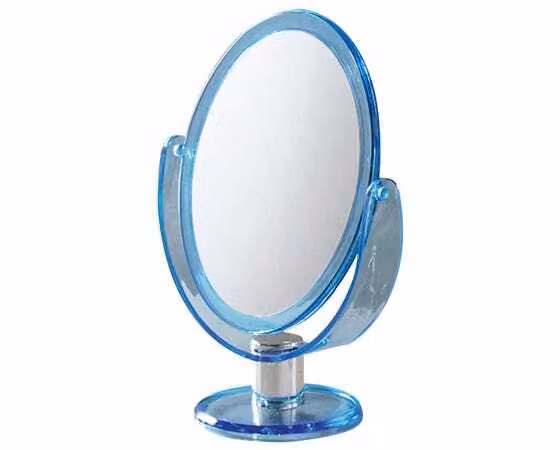 Specchio ingranditore da appoggio blu modello blister