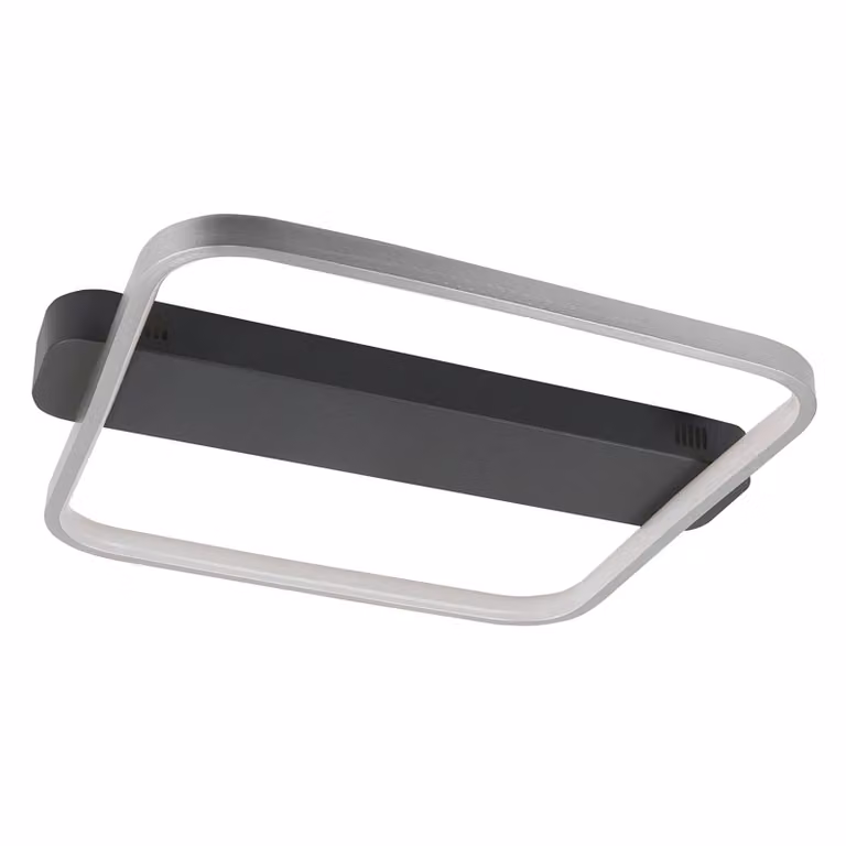HighLight Plafoniera a LED Ascona, dimmerabile, Nero, Soggiorno / Sala da pranzo, Alluminio, Moderno, Plafoniera LED