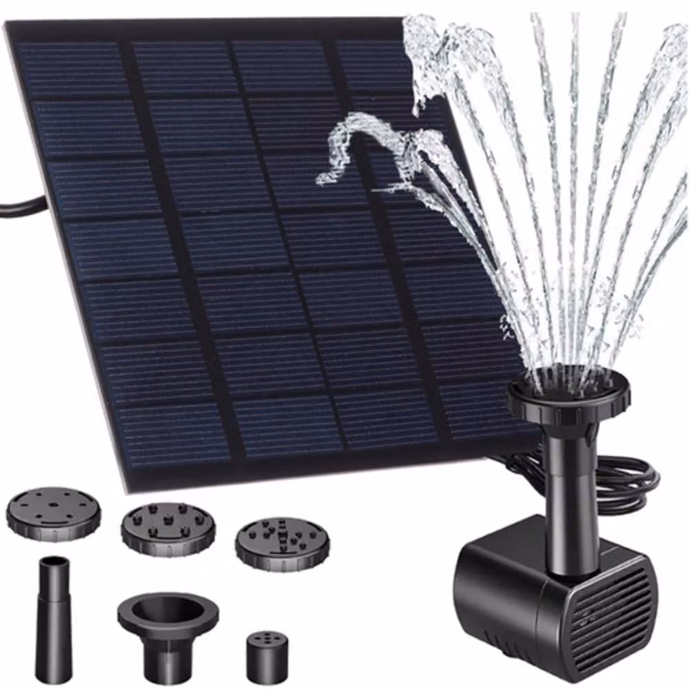 Fontana solare per laghetti ornamentali