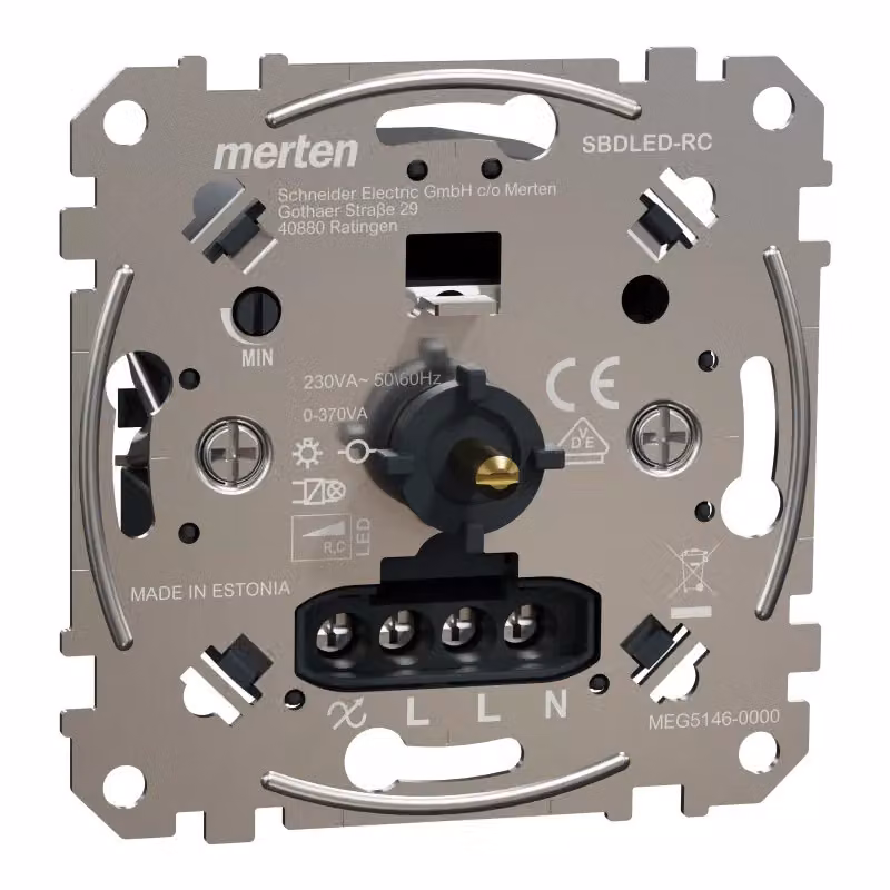 Merten Multiwire LED inserto dimmer rotante AC 230V MEG5146-0000 (MEG5146-0000)