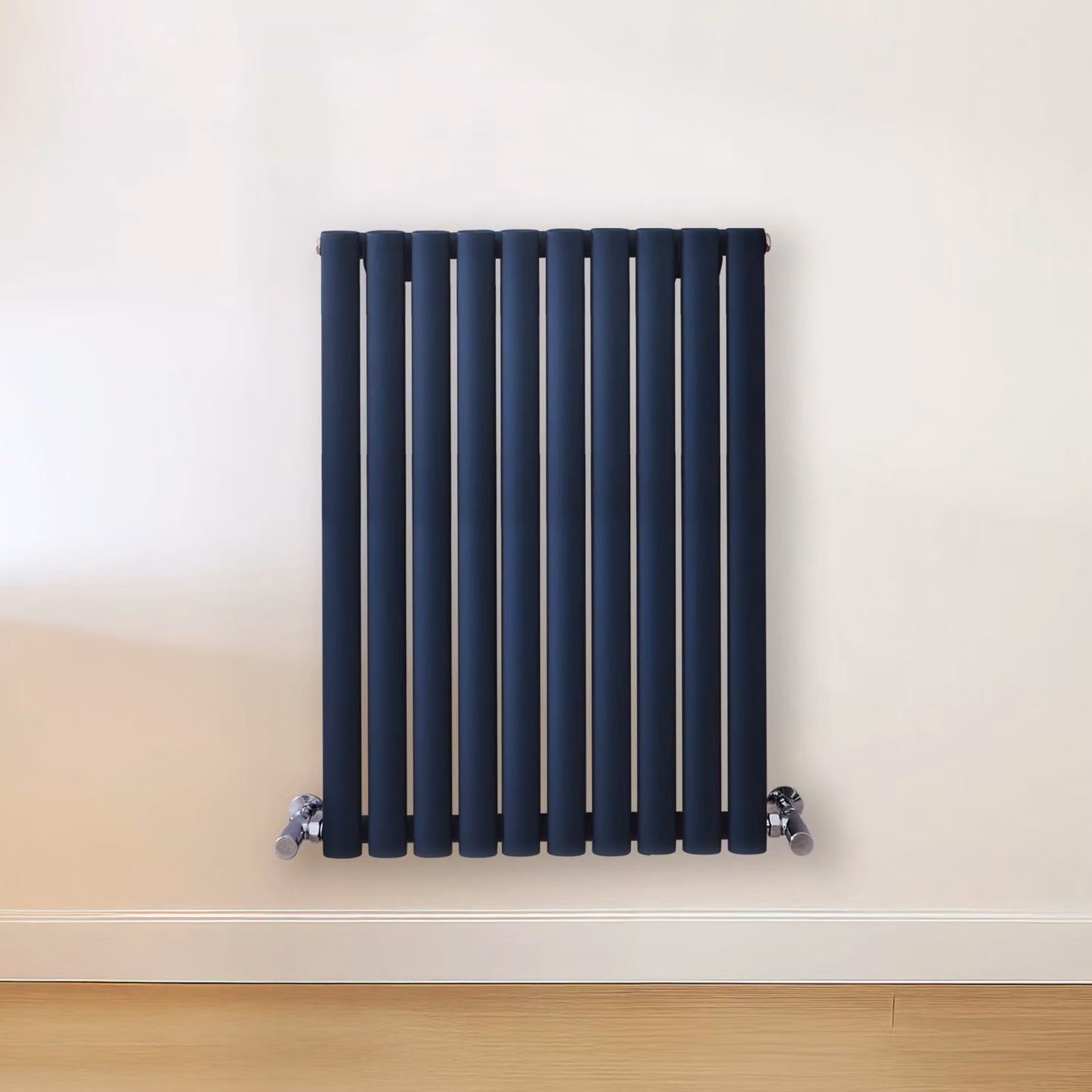 Radiatore di Design Orizzontale Blu (Regal Blu) - 800mm x 590mm - Pannello Doppio  - Revive