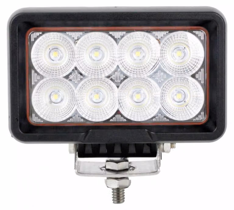 Lampada PRO-LED universale alogena a diodi da 154 mm, 40 W, 3400 lm per trattori