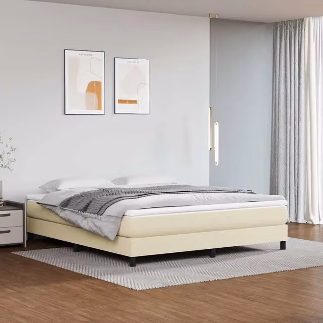 Materasso a Molle Insacchettate Media Crema 180x200x20 cm 347844