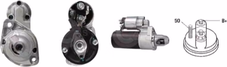 CASCO CST10413AS - Motorino di avviamento, 1,70 kW, compatibile con MERCEDES-BENZ Classe E (berlina, modello W211), 12V
