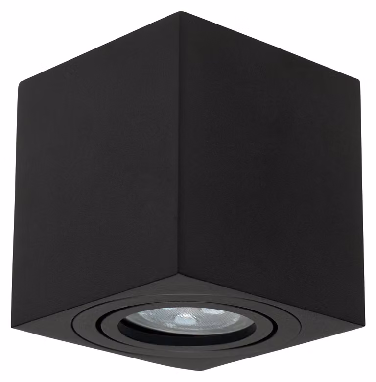 Forlight - Plafoniera LED Era Surface, 8W, 25°, nera, a basso consumo energetico, facile da installare, design moderno