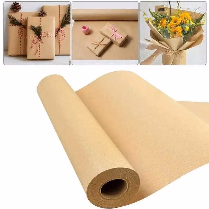 Rotolo di carta kraft, 60 cm x 30 m, 80 g/m², bianca