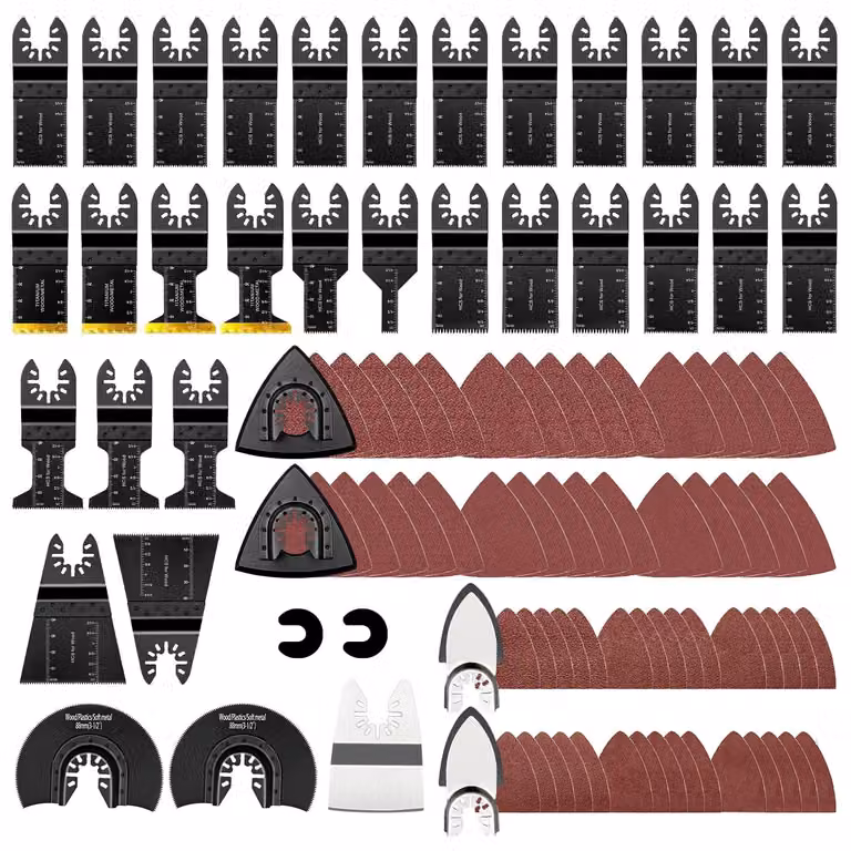 Set di 98 lame oscillanti per utensili multifunzione