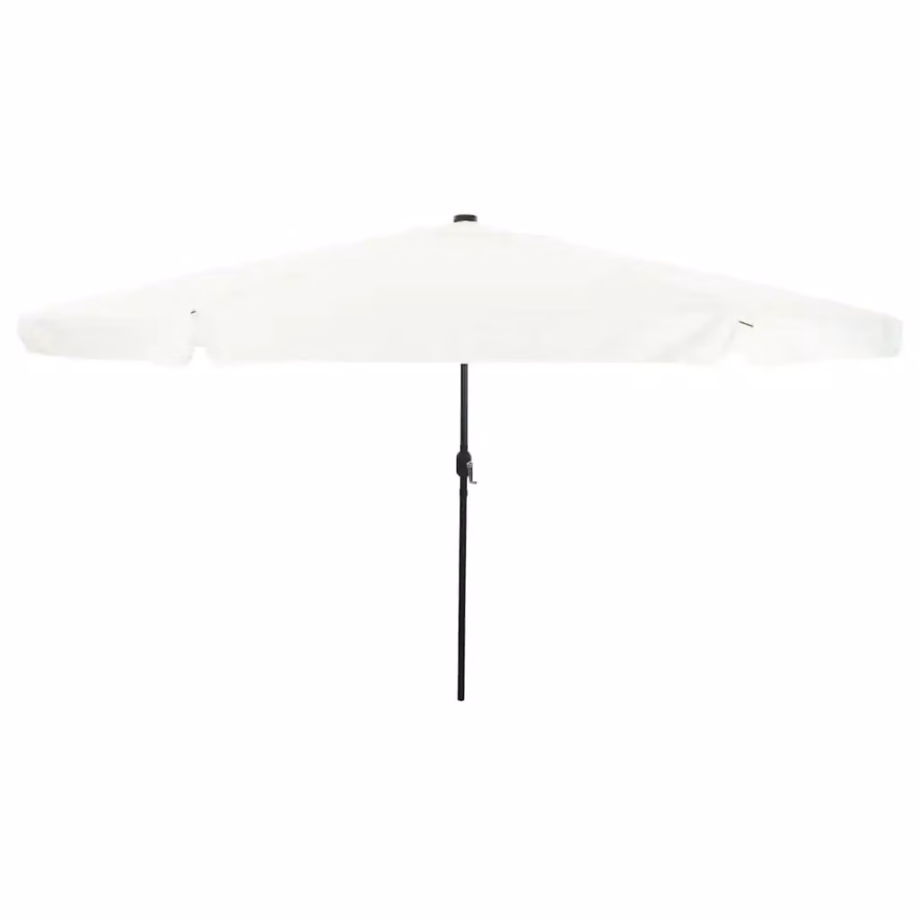 Ombrello da giardino rotondo vidaXL in poliestere e acciaio, L: 395 cm, P: 395 cm, H: 245 cm