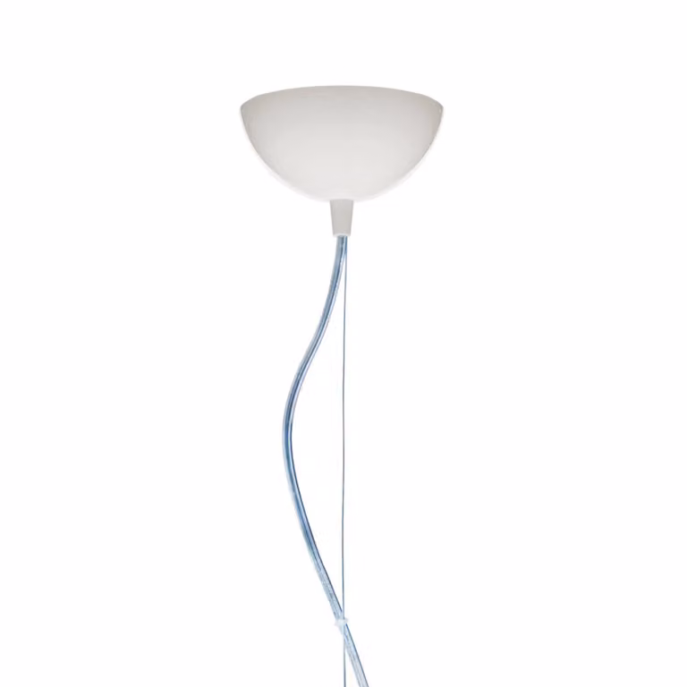Kartell Lampada a sospensione FL/Y, dimmerabile, Bianco / Opale, Soggiorno / Sala da pranzo, Plastica, Design, Lampada a sospensione