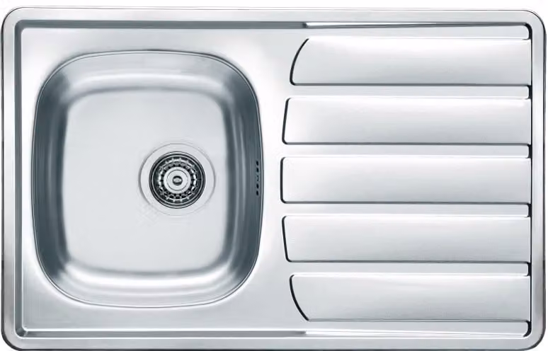 Lavello in acciaio inox ALVEUS Zoom 20 Natur 790x500x0,6 mm 1098938