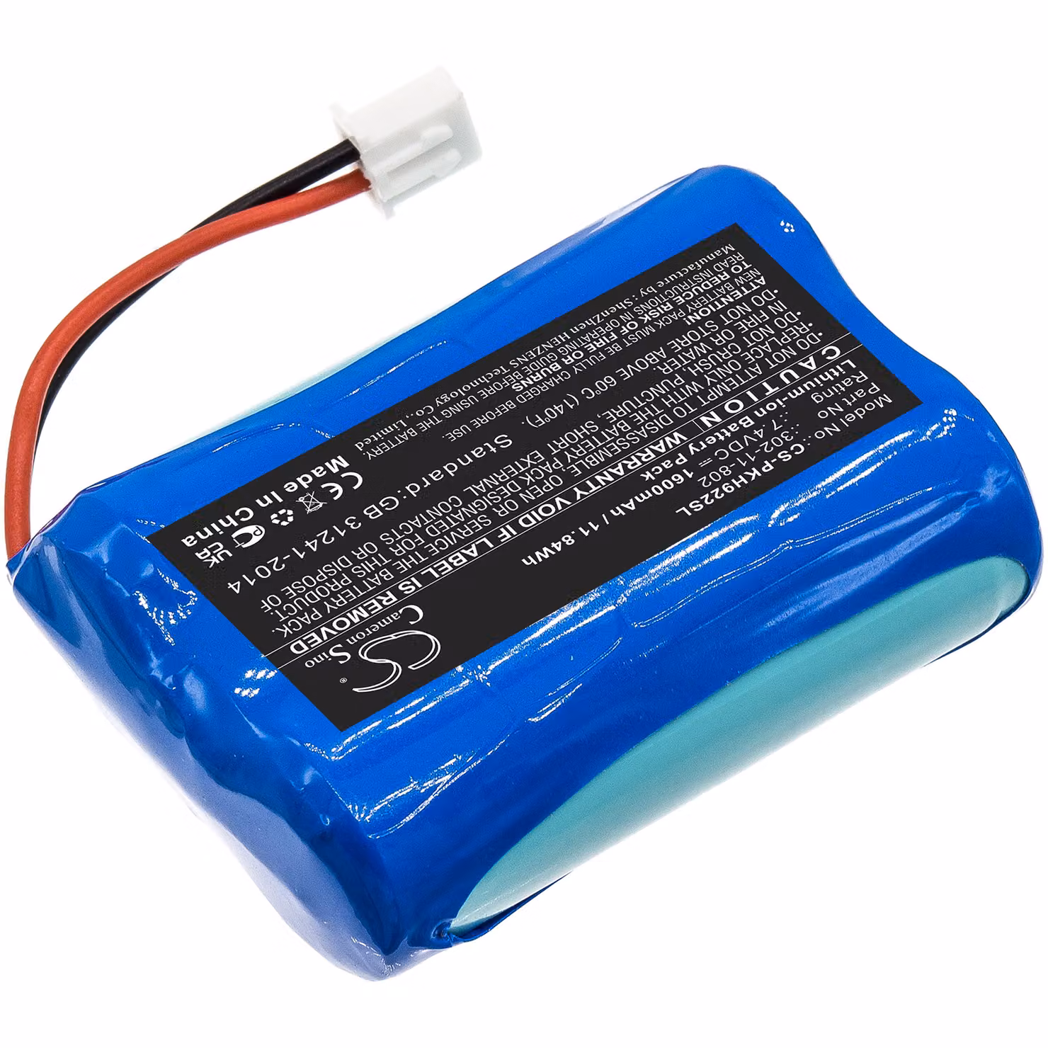 TECHTEK Batteria compatibile con [Peaktech] DVB-C, DVB-C/S/T, DVB-S, DVB-S2, DVB-T, P 9022, P9022 sostituisce 302-11-802