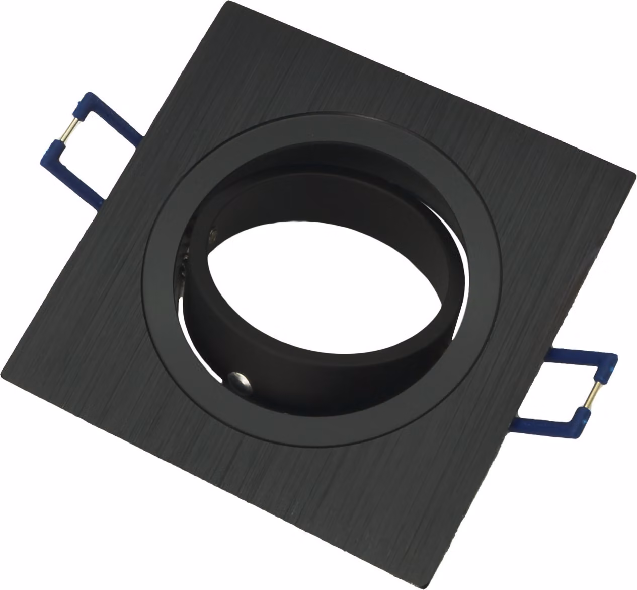 Faretto da incasso mobile nero spazzolato GU10 quadrato ID-1025 Idealed