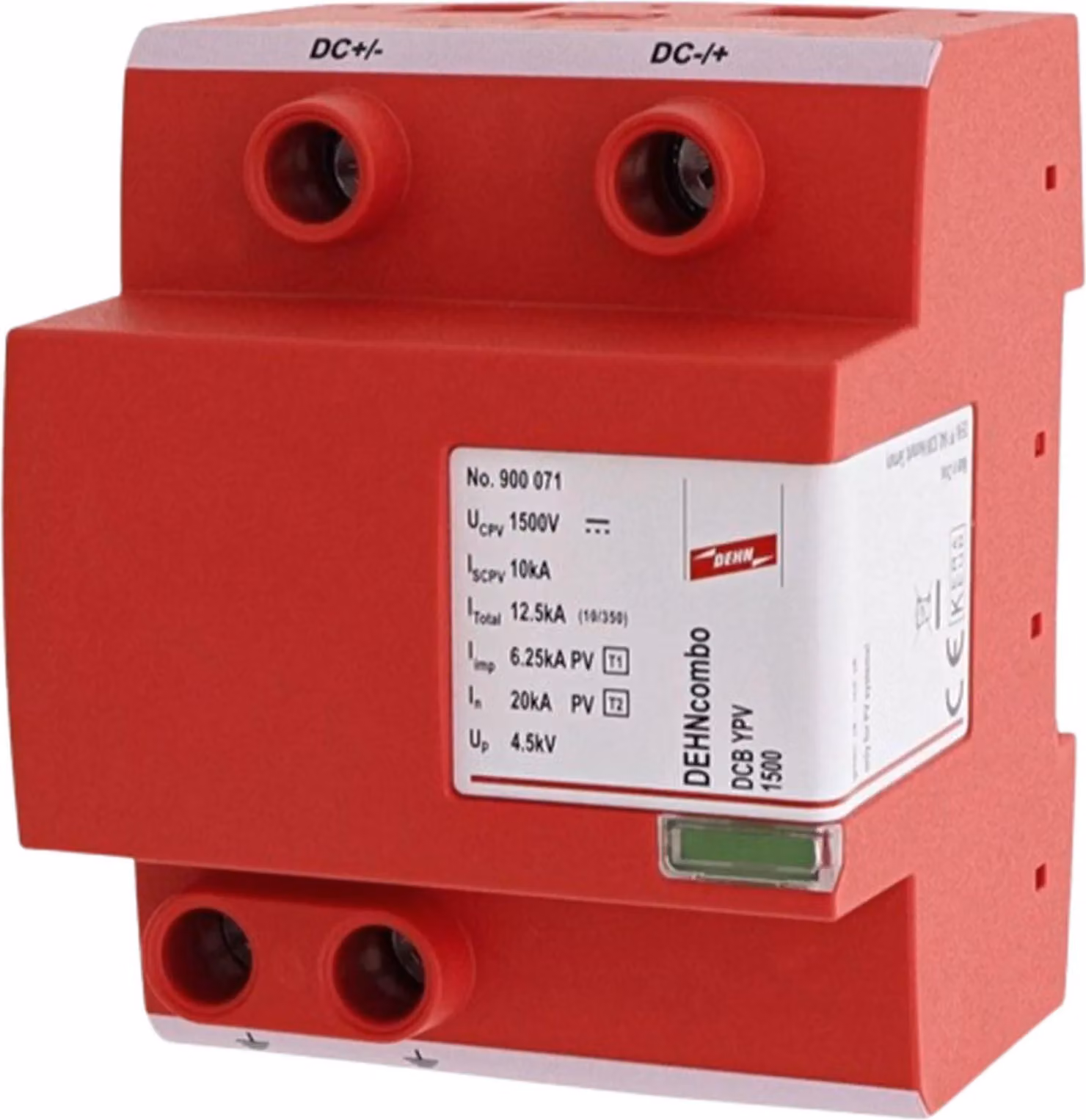 Scaricatore di sovratensione DEHN PV, 1200 V CC, tipo I/II, 1 pz.