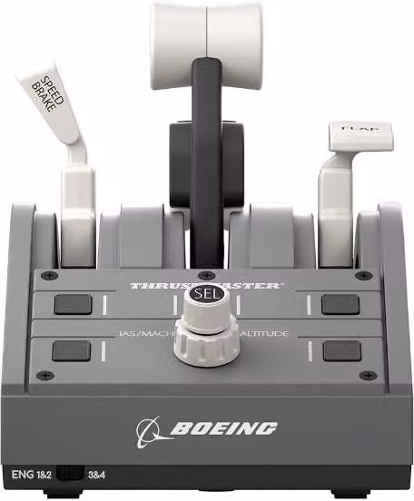 Thrustmaster TCA Yoke Pack Boeing Edition Nero e Grigio per PC e Xbox