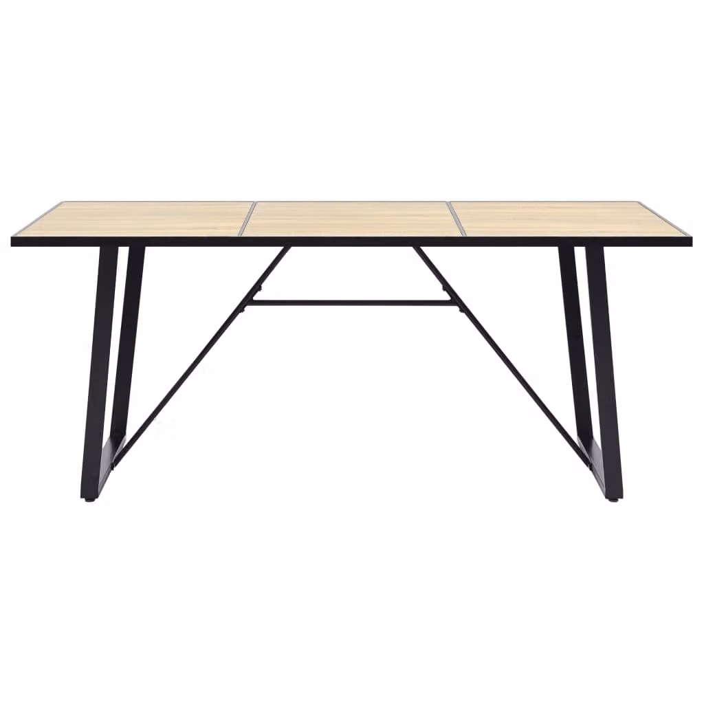 Tavolo da pranzo colore rovere 200x100x75 cm MDF