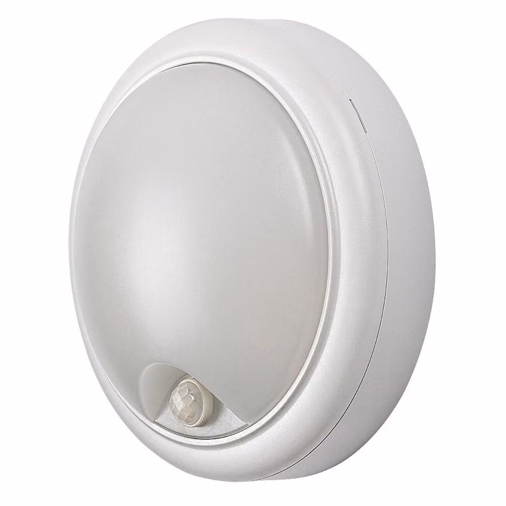 Rabalux Apparecchio LED bianco con sensore di movimento Hitura 15W IP54 77029