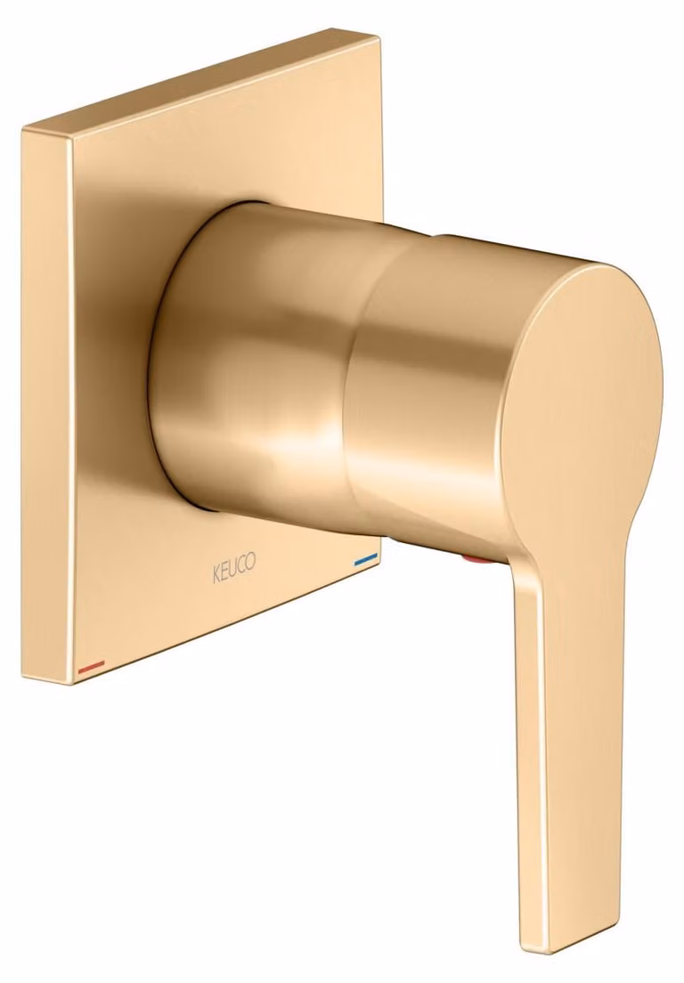 KEUCO EDITION 11 Mitigeur monocommandé encastré, forme rosace carrée, 51151250002, 51151250002