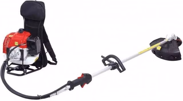 Decespugliatore a?scoppio?spalleggiato 2?tempi?51,7?cc  potenza 1,4?kW, diametro asta 26?mm, capacità serbatoio 1?l  Dunsch