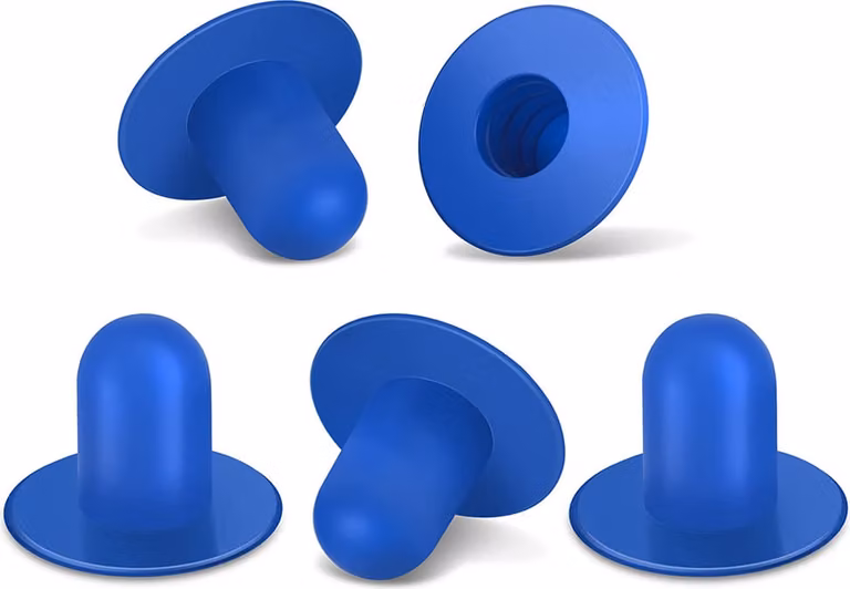 Tappi per piscine, set di 5, tappi di ricambio per piscine fuori terra, tappi per filtri di pompe, tappi perforati