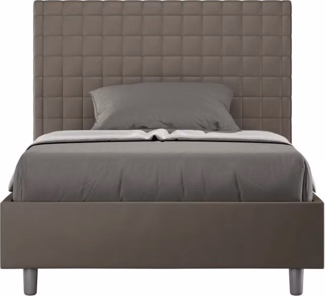 Letto Singolo 80x200 cm con Rete Sunny Cappuccino