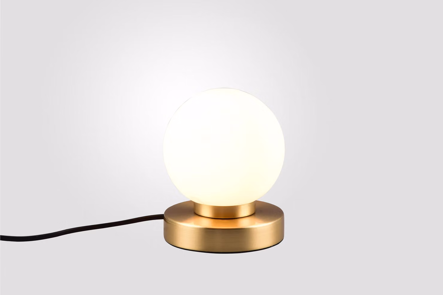 Lampada da tavolo a sfera in vetro PRINZ II oro-bianca 1xE14x40W vetro, dimensioni: 15x12x12 cm IP20 RL
