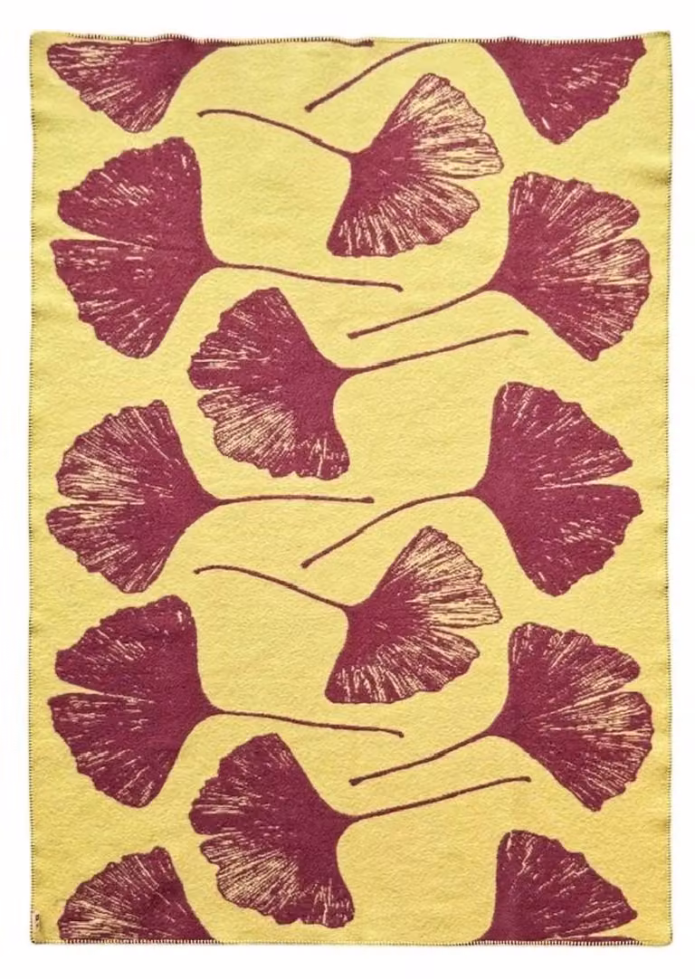 Coperta in lana, 130 x 200 cm, colore "Vintage Plum"