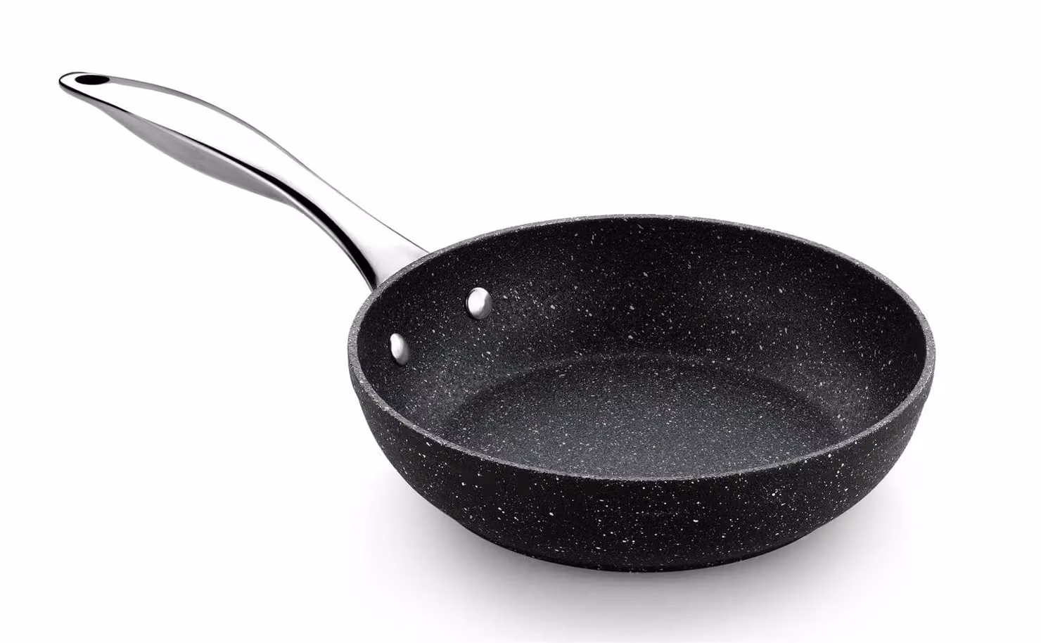 Padella svasata alta Mineral in alluminio antiaderente per induzione con manico, diam. 26cm