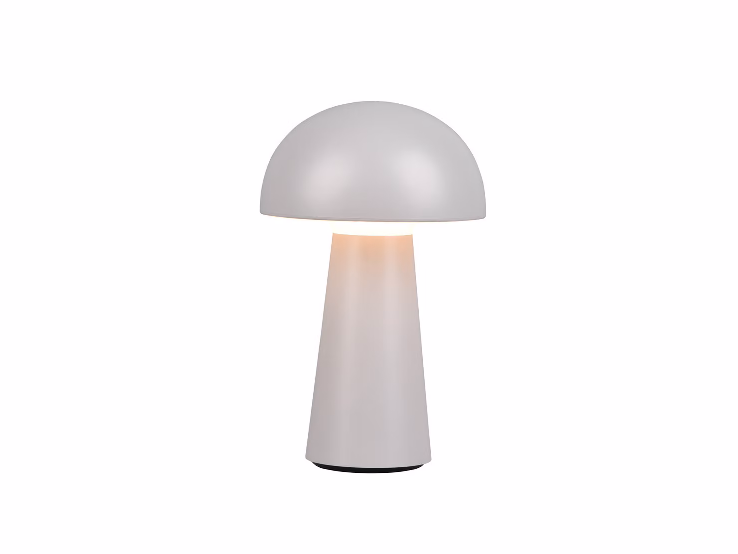 Lampada da tavolo a LED LENNON grigia 2W, bianco caldo, 180 lm, plastica, dimensioni: 21,5 x 13,6 x 13,6 cm, IP44, RL