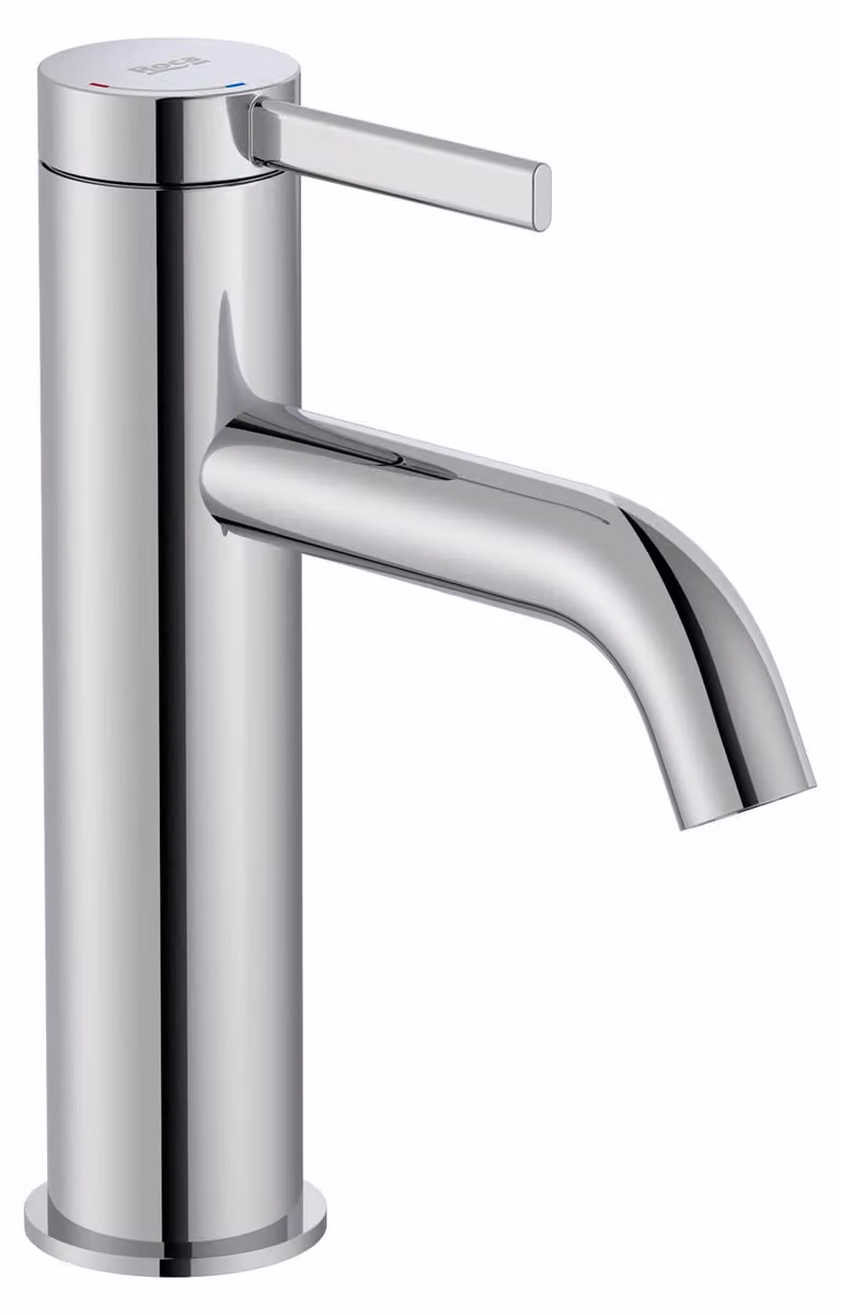 ROCA Miscelatore per lavabo ONA con scarico a clic-clac, cromato