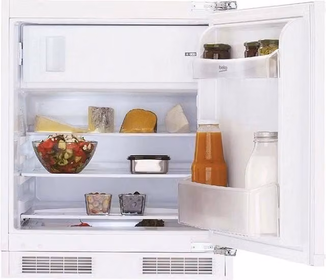 Beko BU1154HCN Frigorifero da Incasso Sottotavolo Bianco, Capacità 107 L, Classe E, 37 dB, Statico