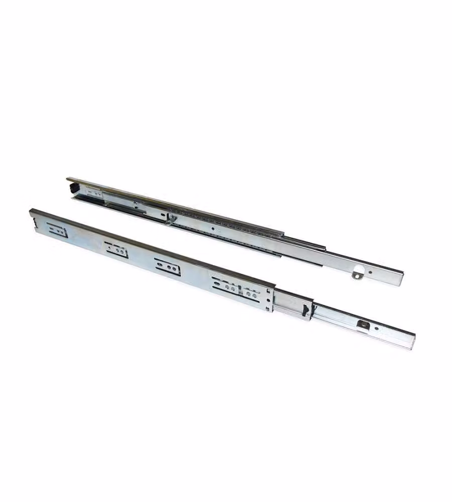 Emuca Guide per Cassetti - Acciaio Zincato - 45x600 mm