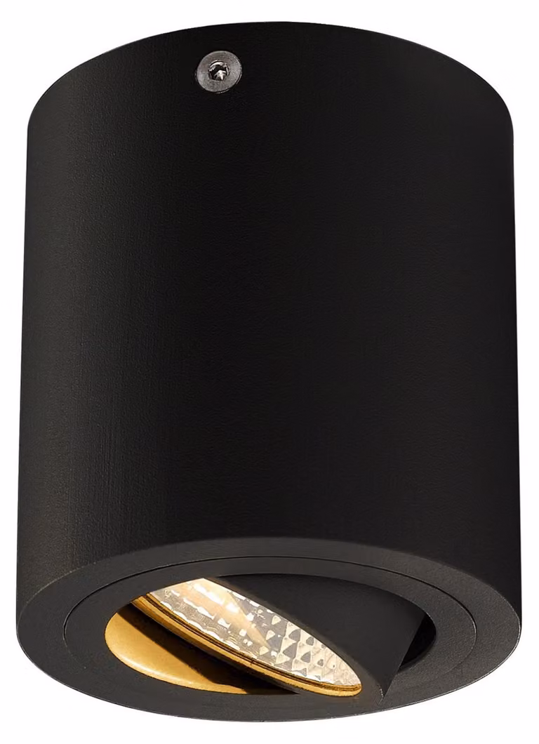 Triledo CL LED spot da soffitto rotondo Ø8,5 cm nero LED bianco caldo