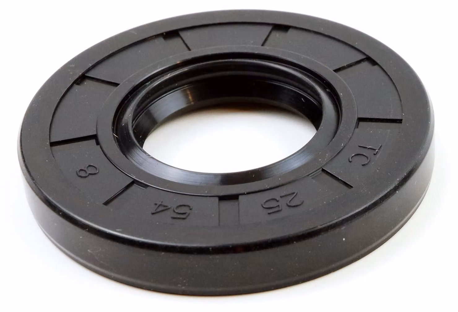 Guarnizione radiale per albero, dimensioni 25x54x8 mm, materiale NBR70, conforme alla norma DIN 3760