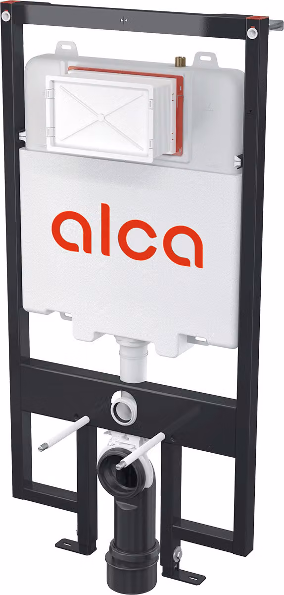 Alcadrain Vorwandinstallationssystem für Trockenbau (aus GK) AM1101/1200 SLIM