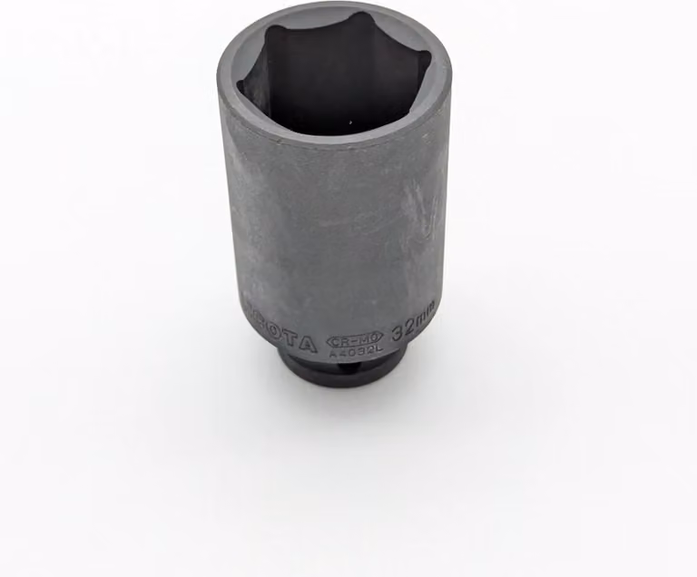 Chiave a Bussola per Avvitatore a Impulsi 32mm 1/2 pollice Esagonale Cr-Mo