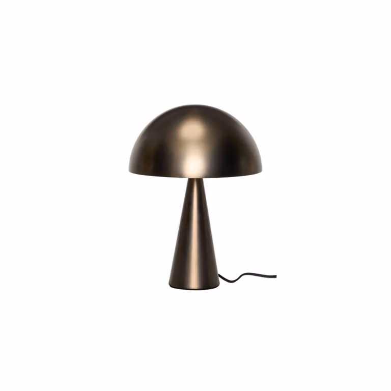 Hübsch Lampada da tavolo Mush Mini, Ottone / Oro, Camera da letto, Metallo, Moderno, Lampada da tavolo