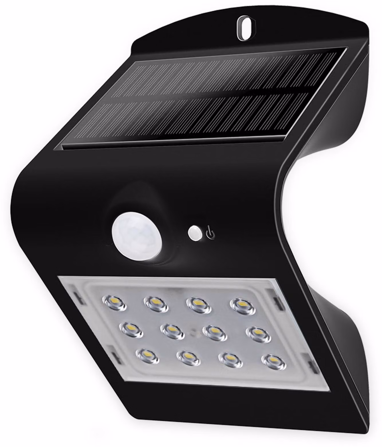 BLULAXA Applique LED solare 48873 con sensore, 1,5W, nero