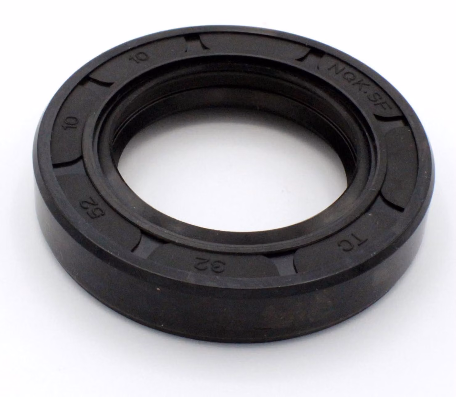Guarnizione per albero, 32x52x10 mm, NBR70, conforme alla norma DIN 3760, 2 pezzi
