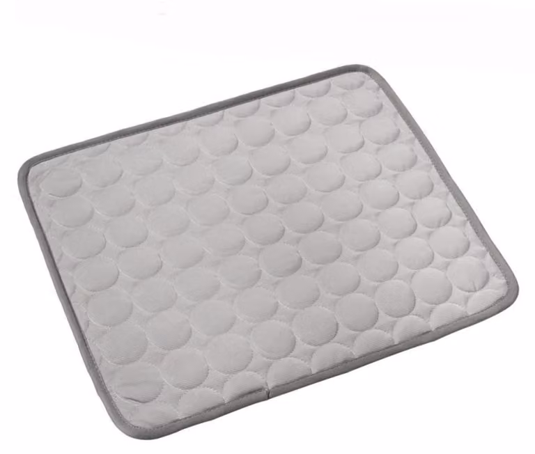 Tappetino refrigerante per cani e gatti, dimensioni 50 x 50 cm, realizzato in nylon e cotone