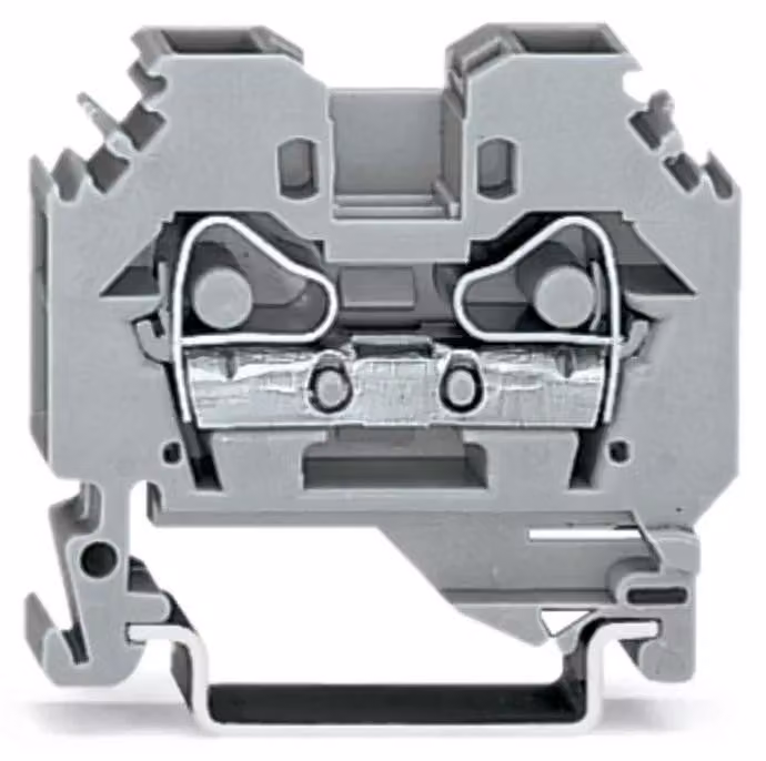 Morsetto passante 0,2-6 mm² grigio - Morsettiera di alimentazione 8 mm 41 A 282-101
