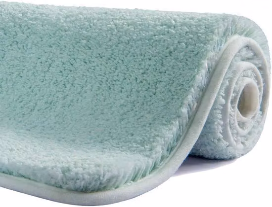 Tappeto in microfibra antiscivolo e assorbente verde, L 120 cm x P 70 cm