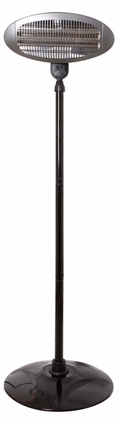 H+H IPX4 BS 55 G Radiatore al quarzo con tre resistenze, 2000 W