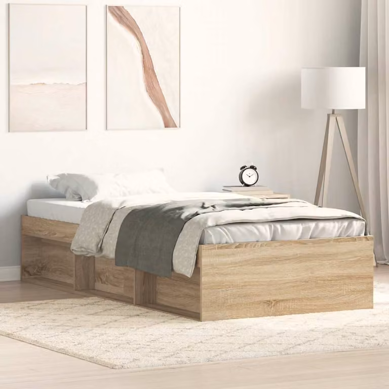 Giroletto vidaXL in Rovere Sonoma e Pino, Colore Marrone, L/P: 75 x 190 cm