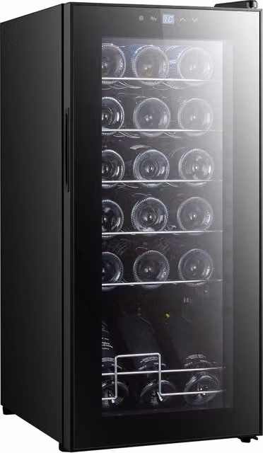 Cantina Vino 18 Bottiglie, 50L, Compressore, Porta in Vetro, 5-18°C, Touch