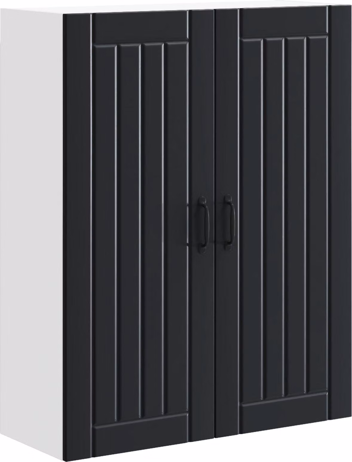 Armadietto a muro LUCCA Nero 80 x 31 x 100 cm