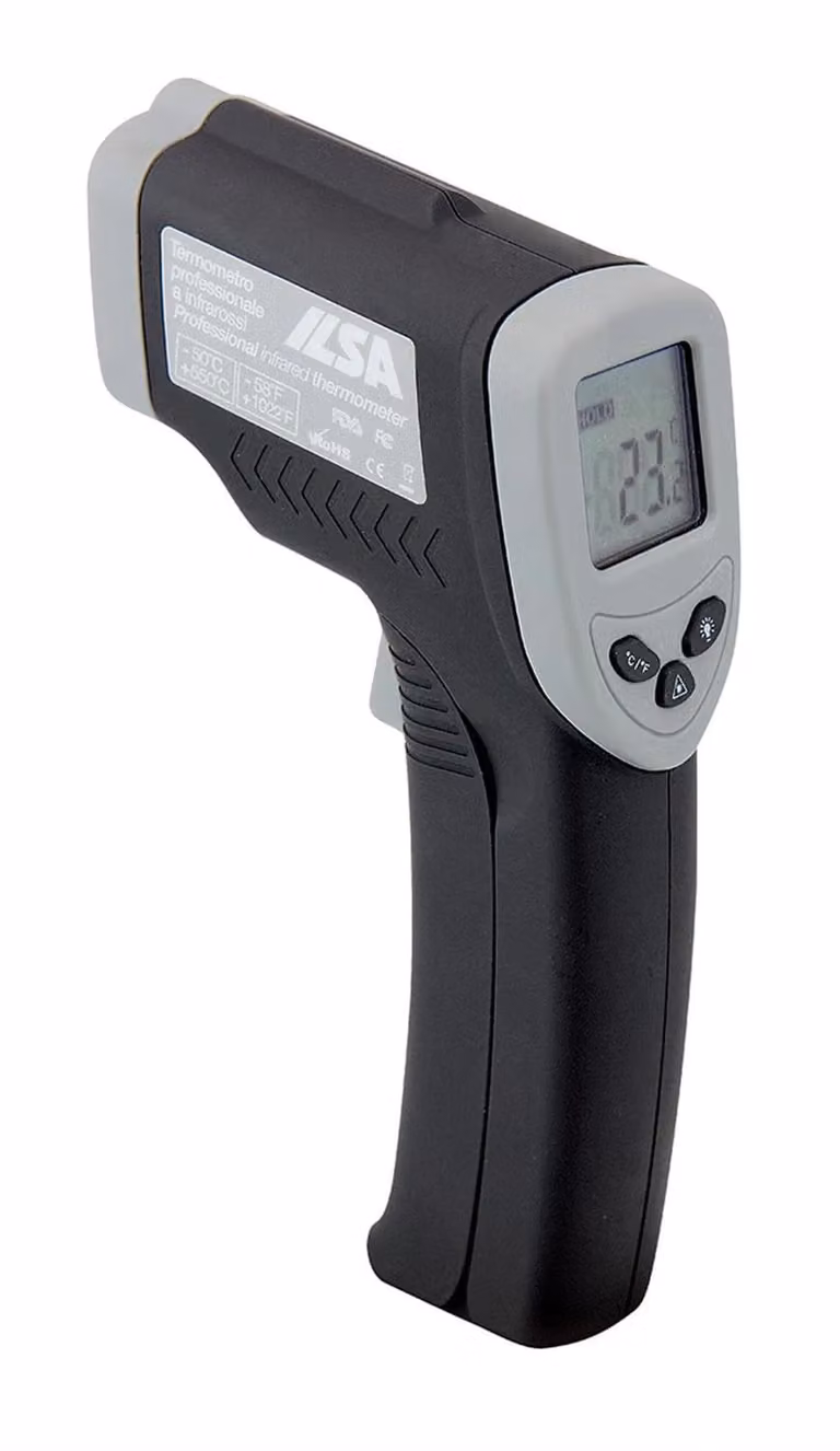 Termometro professionale a infrarossi TPR - ABS (-50° +550°), di Ilsa