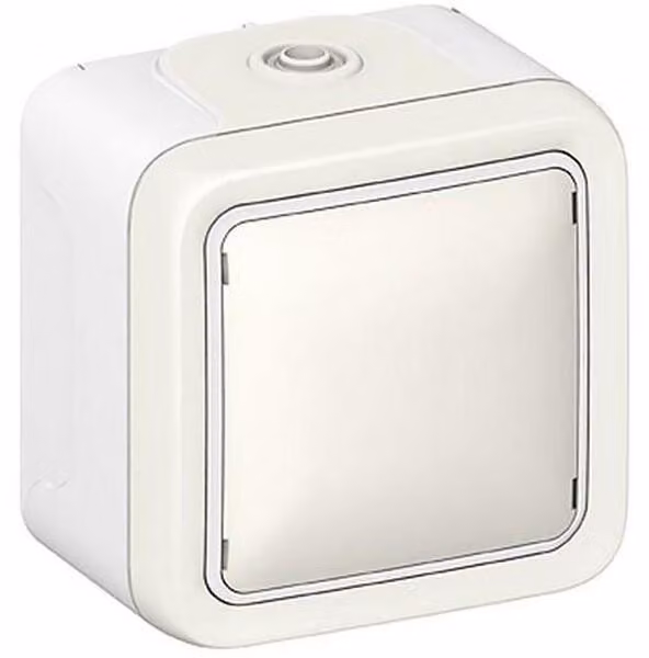 Interruttore a due vie Legrand FR-WECHSELSCHALTER AP WS (069751, grado di protezione IP55)
