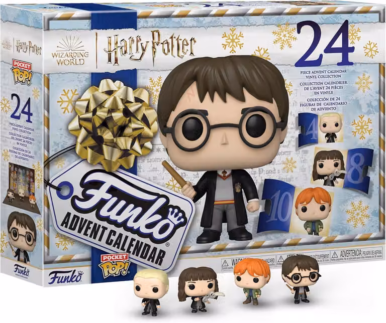 Calendario dell'Avvento di Harry Potter - 24 minifigure in vinile - Edizione 2022